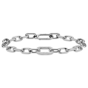 다니엘웰링턴 CRYSTAL LINK BRACELET 메탈팔찌 + 쇼핑백