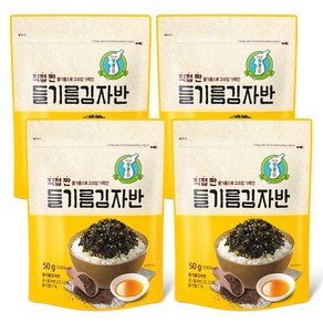 지도표성경 직접 짠 들기름 김자반, 50g, 4개