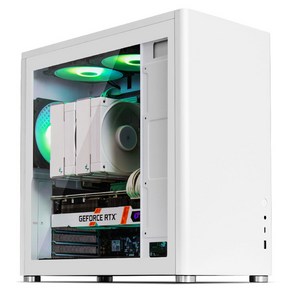 한성컴퓨터 2023 TFG AX3 코어i7 인텔 13세대 지포스 RTX 4060, 화이트, 16GB, 500GB, Fee DOS, AX3i746X