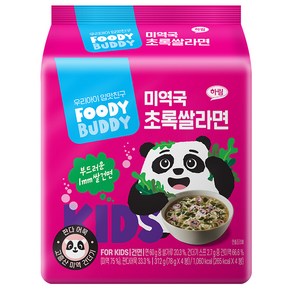 푸디버디 미역국 초록쌀라면 4p, 312g, 1개