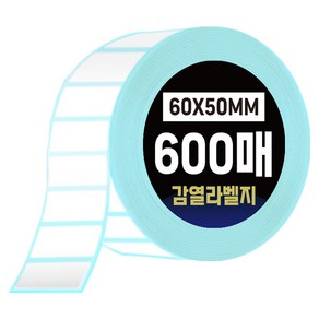 다다 그린카피 바코드 감열 라벨지 60 x 50 mm 600매