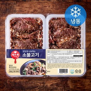 셰프쿡 맛있게 나눠먹는 소불고기 (냉동), 800g, 1개