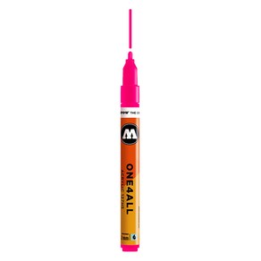 모로토우 원포올 아크릴 마카 2mm 127HS 217 neon pink fluoescent, 1개