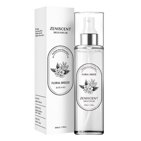 제니센트 섬유탈취제 드레스퍼퓸 본품, 100ml, 플로랄 브리즈, 1개