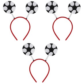 알로데 축구 응원 소품 파티용 머리띠 3P 1세트 09 더블축구볼