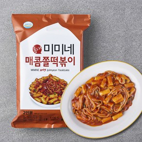 미미네 매콤쫄떡볶이 2인분, 481g, 1개