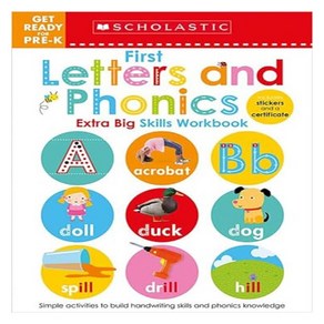 Fist Lettes and Phonics Get Ready fo Pe-K Wokbook, Scholastic Inc