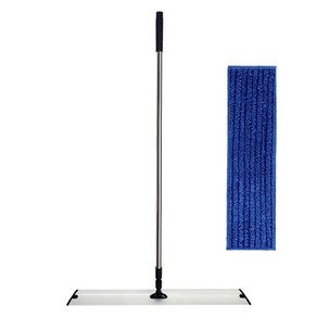 월드크린 솔리드 밀대걸레 60cm + 두툼패드, 혼합색상, 1세트