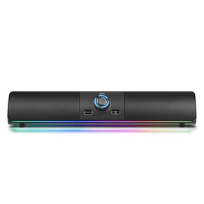 브리츠 RGB SoundBar 2채널 컴퓨터 게이밍 블루투스 겸용 사운드바 스피커