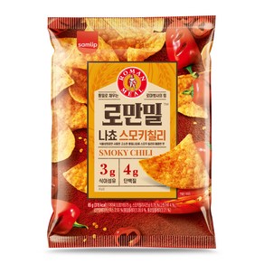 삼립 로만밀 나쵸 스모키 칠리, 65g, 16개