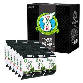 지도표성경 녹차식탁김 감사2호 4g x 18p 선물세트