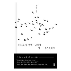 버리고 갈 것만 남아서 참 홀가분하다:박경리 시집