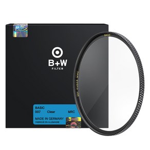 슈나이더크로이츠나흐 B+W 007 Clea MRC BASIC 카메라렌즈필터 43mm, 1개