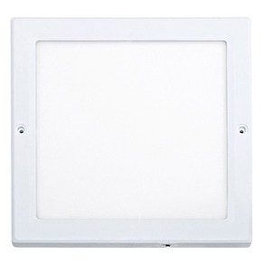 번개표 LED 엣지타입 사각 직부등 20W 220mm, 주광색, 1개