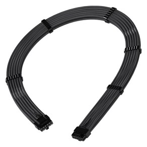 EZDIY FAB 12V-2x6 다이렉트 슬리빙 16AWG 케이블 블랙, 1개