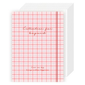 모노라이크 컬렉션 포 비욘드 A5 6공 접착식 포토앨범, 02. Pink, 20매, 02 핑크