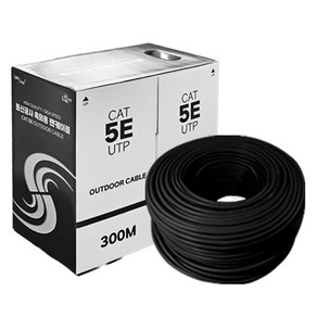 랜스타 옥외 UTP CAT5E HDPE 24AWG 랜케이블 LS-C5OD300