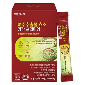 백년누리 여주추출물 효소 건강 프리미엄 30p, 1개, 90g