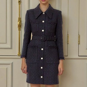 쥴리앤칼라 Calla97 Etoile Twinkle Tweed Dress