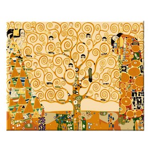 모모픽스페인팅 DIY명화그리기 40 x 50 cm, J18 클림트 생명의 나무, 1개
