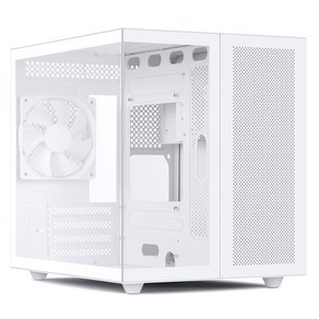 아이구주 MINI TOWER GAMING PC 케이스 화이트 L-CUBE