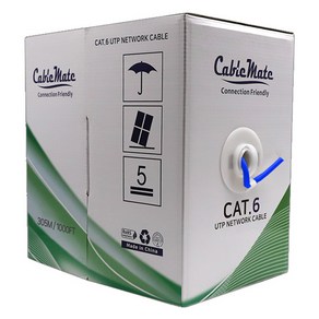 케이블메이트 CAT.6 UTP 기가 제작용 박스형 랜케이블 CM1182