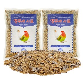 앵무새 모란 왕관 리아펫 프리미엄 사료, 700g, 2개