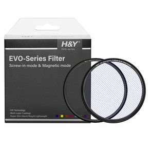 에이치앤와이 시네마틱 HD Evo 스트릭 마그네틱 필터 블루 82mm, 1개