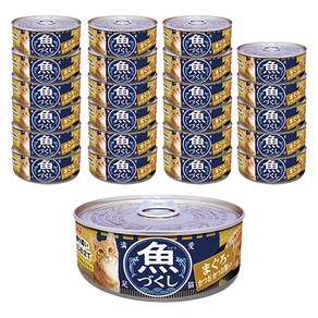 챠오 이나바 고양이 생선가득캔, 혼합맛(참치/가다랑어/가다랑어포), 60g, 24개