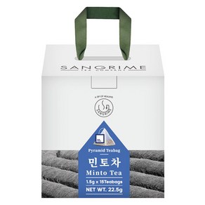 산그리메 수국 현미 삼각티백 민토차 + 선물용패키지, 1개, 15개입, 1.5g