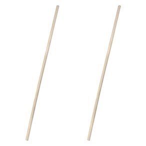월드크린 고급 나무 봉 자루 120cm, 2개
