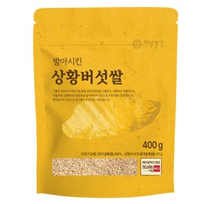 백년농가 상황버섯쌀, 1개, 400g