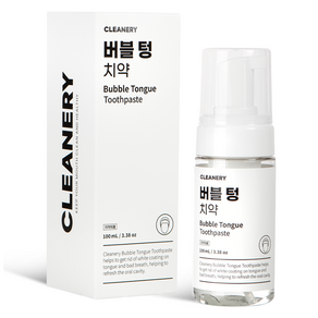 클리너리 미세거품 유산균 버블 텅 혀 치약, 100ml, 1개