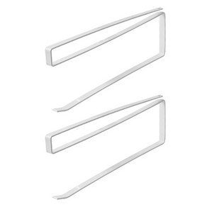 간편한 다용도 키친타올 홀더 걸이, 화이트, 2개