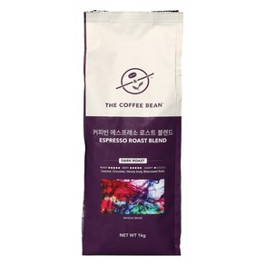 커피빈 에스프레소 로스트 블렌드 원두, 홀빈(분쇄안함), 1kg, 1개