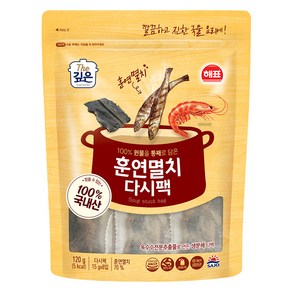 해표 훈연멸치 다시팩, 1개