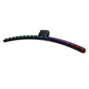 위니즈 커브드 모니터 라이트바 RGB 무드등 60cm WZ301SFS6B, 유광블랙, 1개