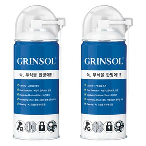 그린솔 윤활 방청제 360ml, 2개