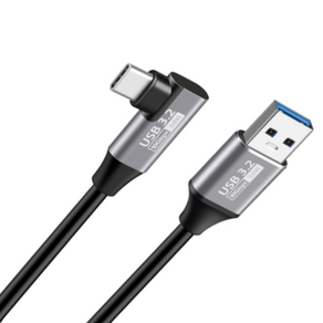 보다모가 USB 3.2 A타입-C타입 고속 충전 90도 케이블, 혼합색상, 1개, 3m