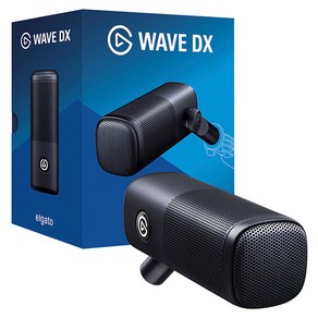 엘가토 웨이브 DX 카디오이드 다이나믹 마이크, ELGATO WAVE DX, 블랙