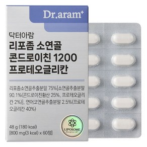 닥터아람 리포좀 소연골 콘드로이친 1200 프로테오글리칸 48g, 1개, 60정