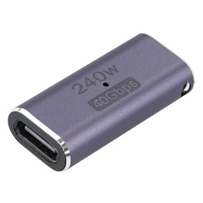 컴스마트 USB 4.0 C타입-C타입 FF 240W 이마커 40Gbps 젠더 JA217