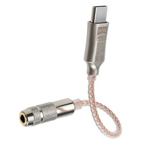 컴스 USB 3.1 Type C to AUX 3.5mm 스테레오 4극 오디오 고성능 Hifi DAC칩 컨버터, IH167, 1개