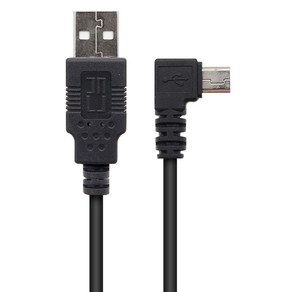 컴스 USB 2.0 A M Mini 5P M 꺾임형 케이블 TB118