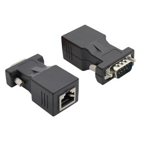 컴스 RS232 9Pin M to RJ45 F 시리얼 젠더 2p, 2개, BT720