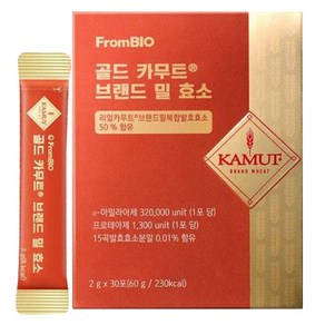 프롬바이오 골드 카무트 브랜드 밀 효소 30p, 60g, 1개