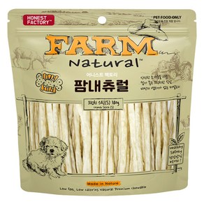 FARM 강아지 팜내츄럴 크런치스틱 발포껌 간식 S, 380g, 1개, 우유맛