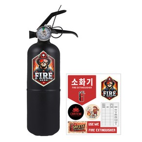 카템 ABC 분말 차량용 소화기, 무광블랙, 1개, 700g