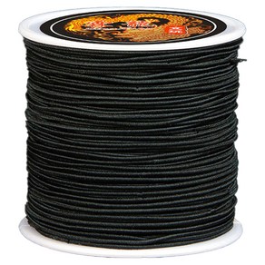 홀리픽 염주줄 팔찌 DIY 만들기 1.0MM x 50M, 블랙, 1개