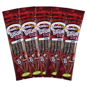 미니꼬 비건젤리 사우어 롱롱 스틱 콜라향, 50g, 5개